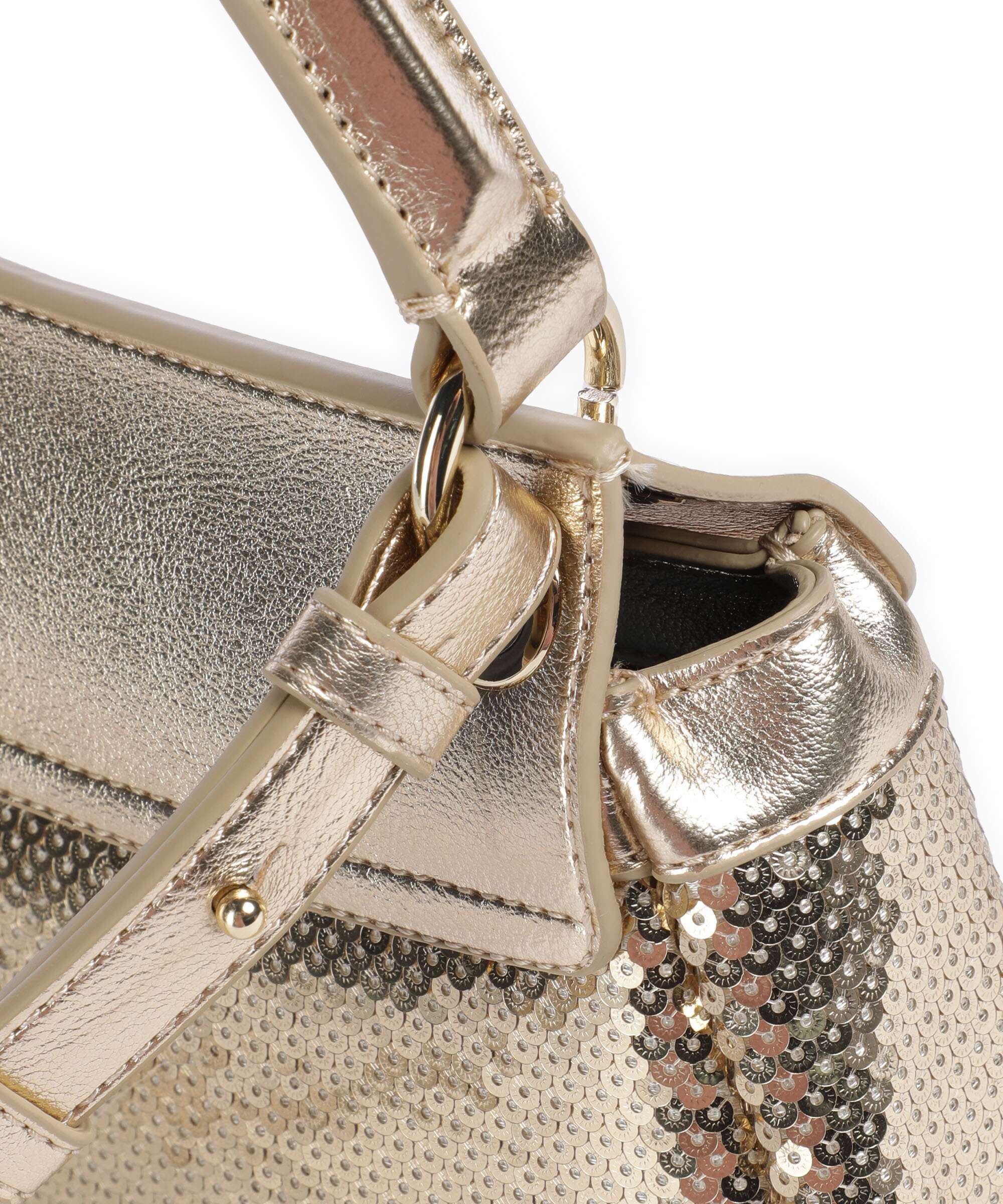 Armani Exchange Wave Crossbody bag gold