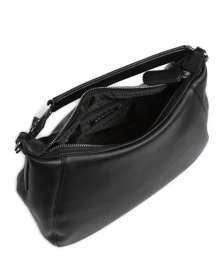 Armani Exchange Audrey M Hobo bag black
