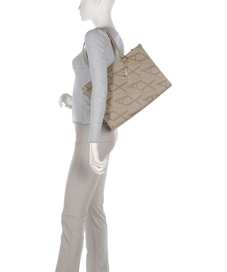 Armani Exchange Gynger Tote bag dark pisco