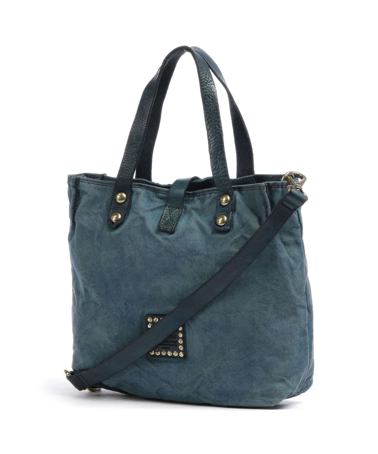 Campomaggi Handbag beige/zaffiro/nera