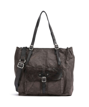 Campomaggi Shopper verde militare/grigio