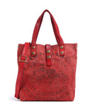 Campomaggi Handbag beige/rosso/moro