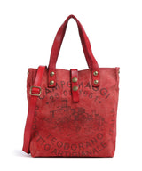 Campomaggi Handtas beige/rosso/moro