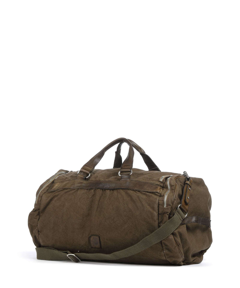 Campomaggi Weekend bag verde militare/nera