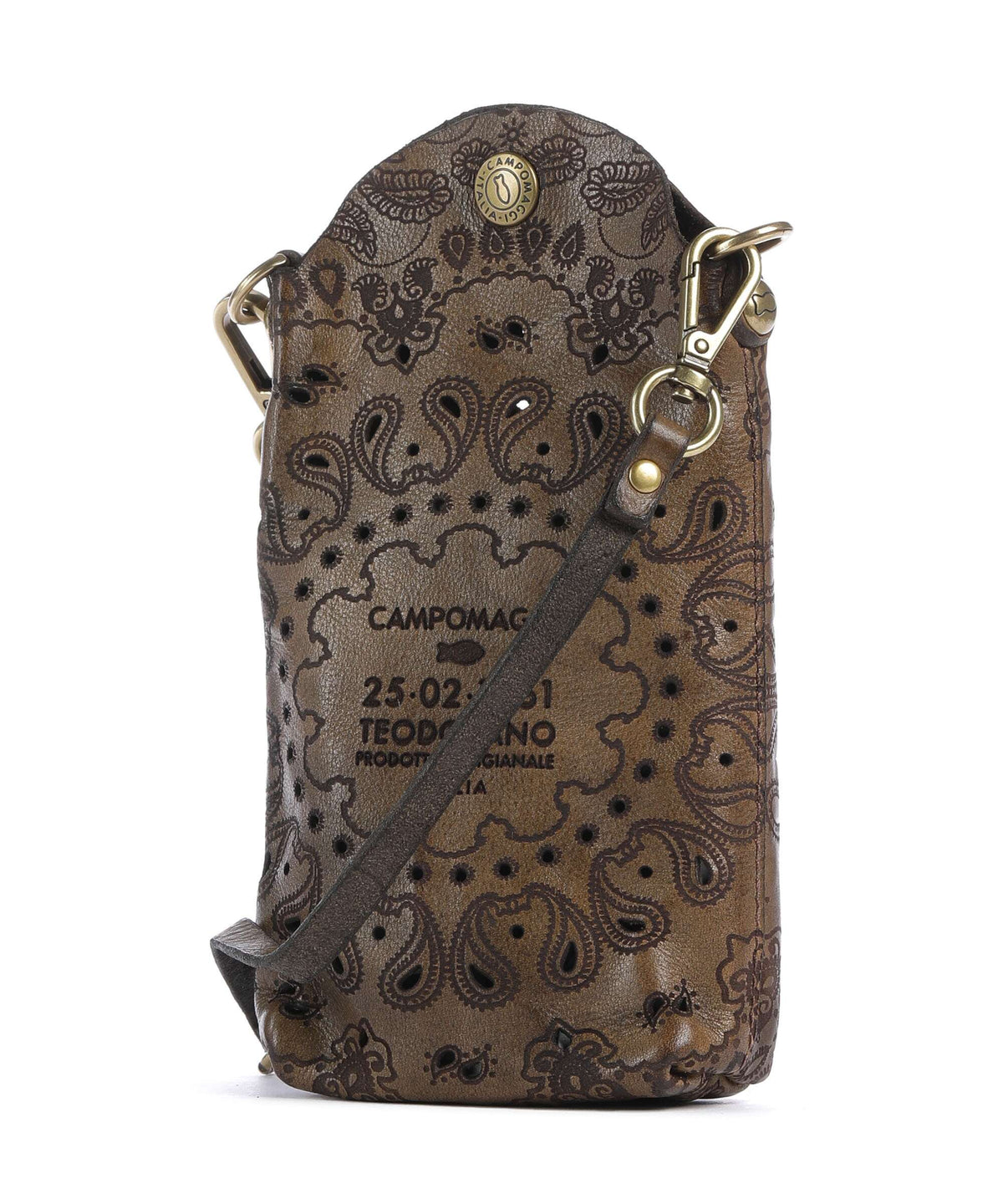 Campomaggi Phone bag verde militare