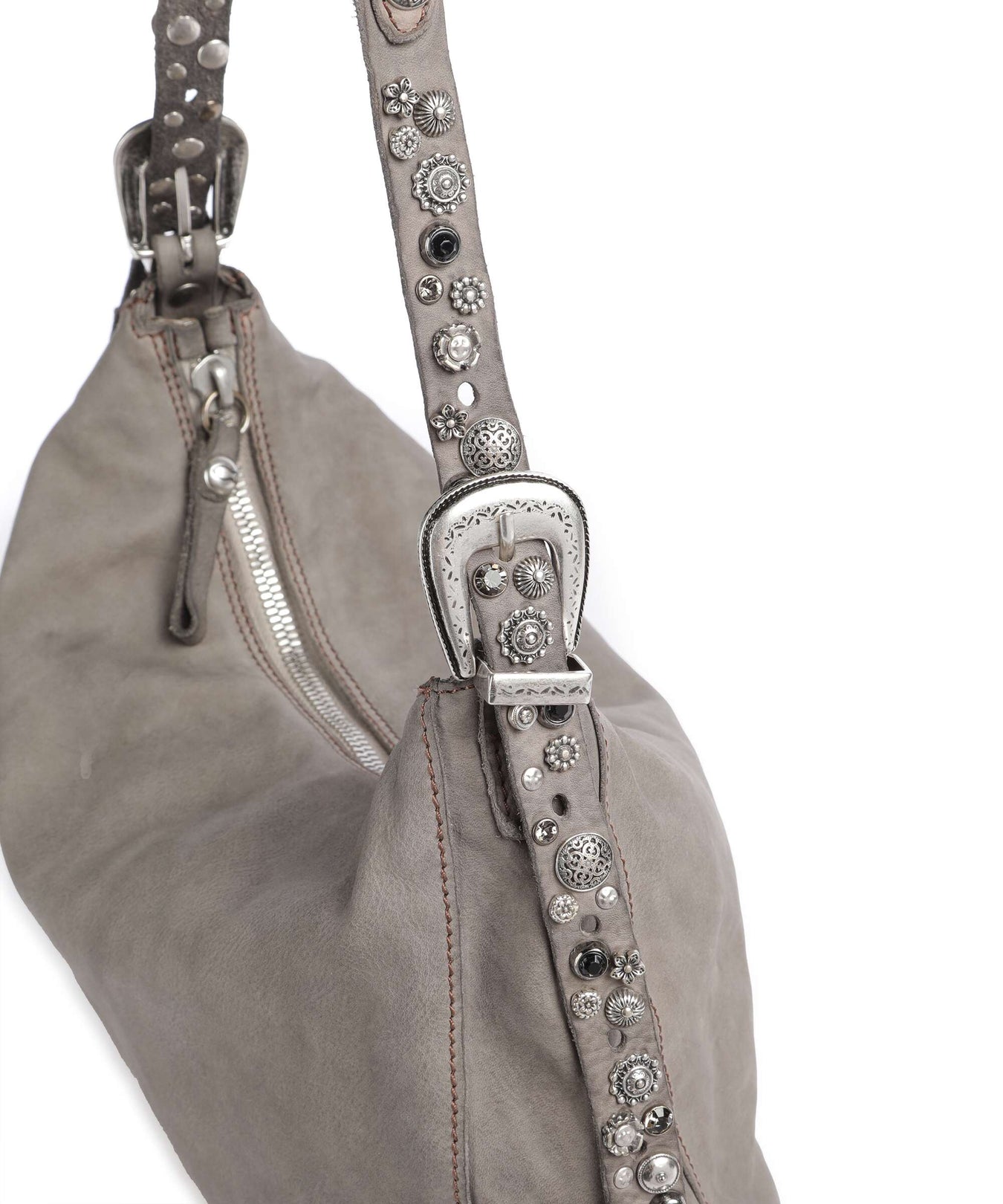 Campomaggi Hobo bag cemento