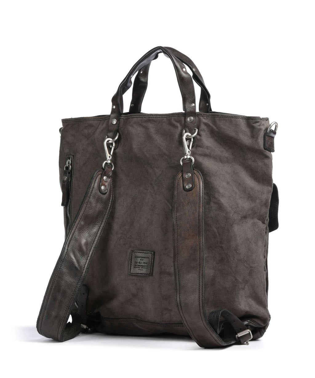 Campomaggi Backpack bag verde militare/grigio