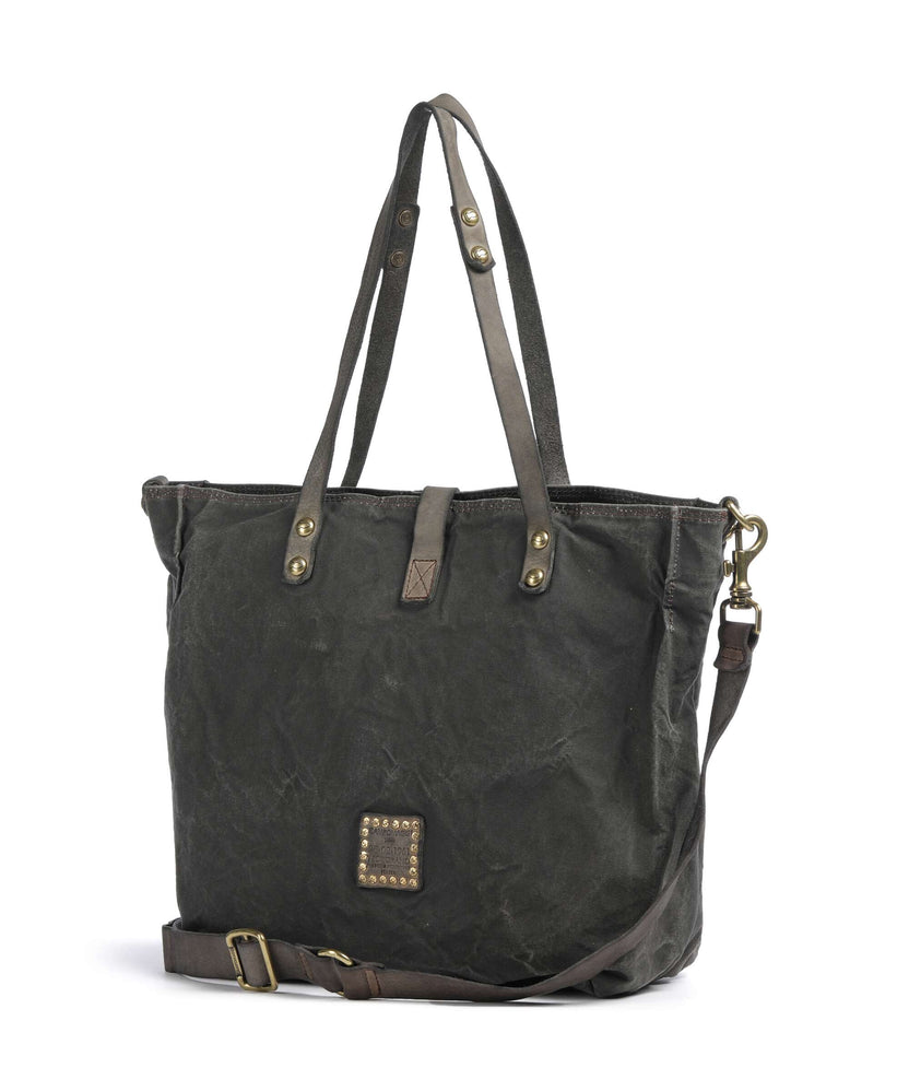 Campomaggi Tote bag grigio ghiaccio