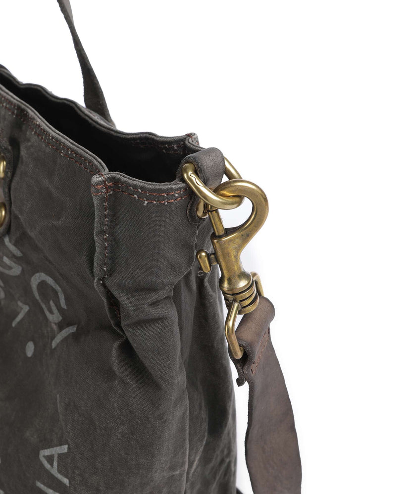 Campomaggi Tote bag grigio ghiaccio