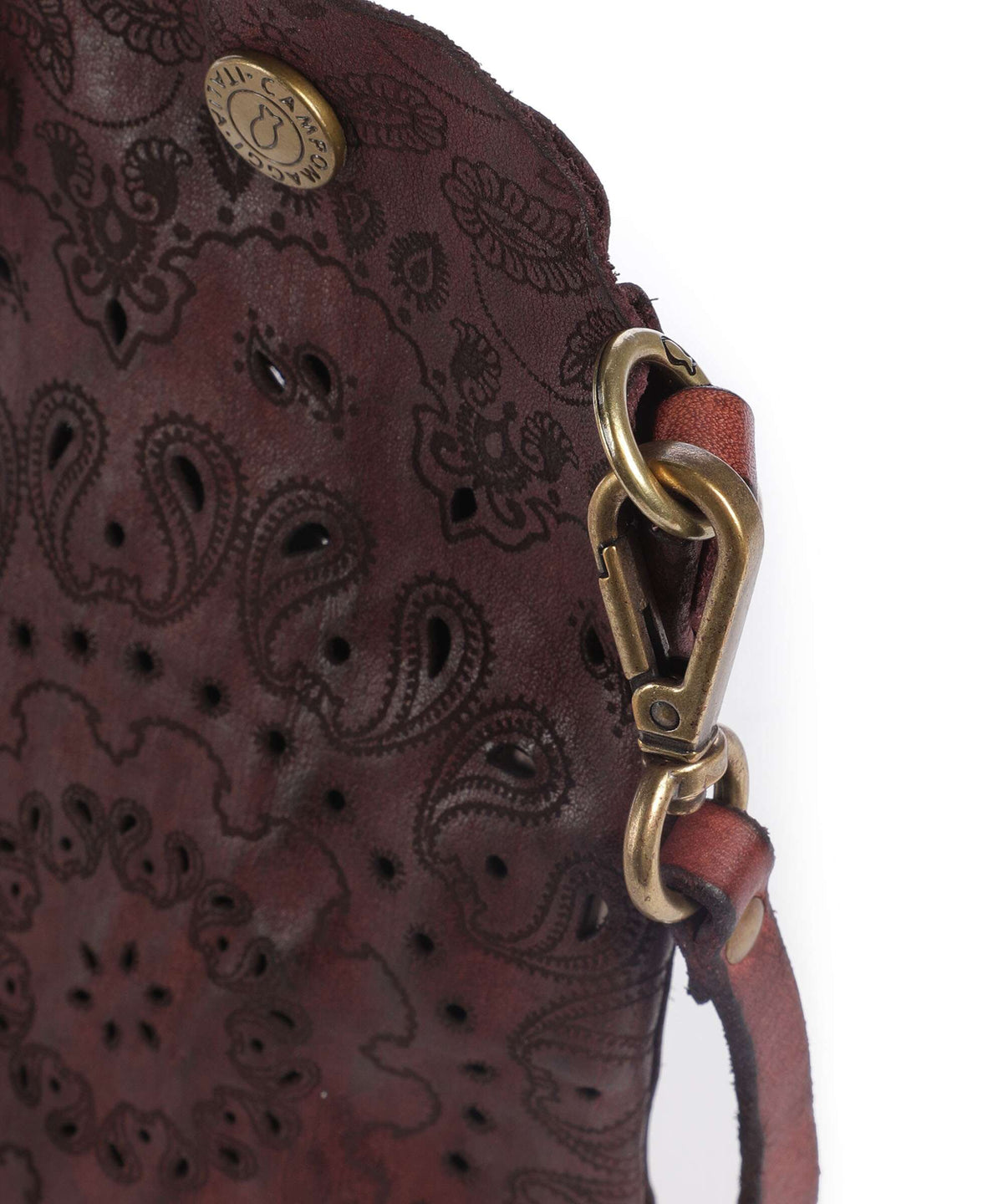 Campomaggi Phone bag borgogna