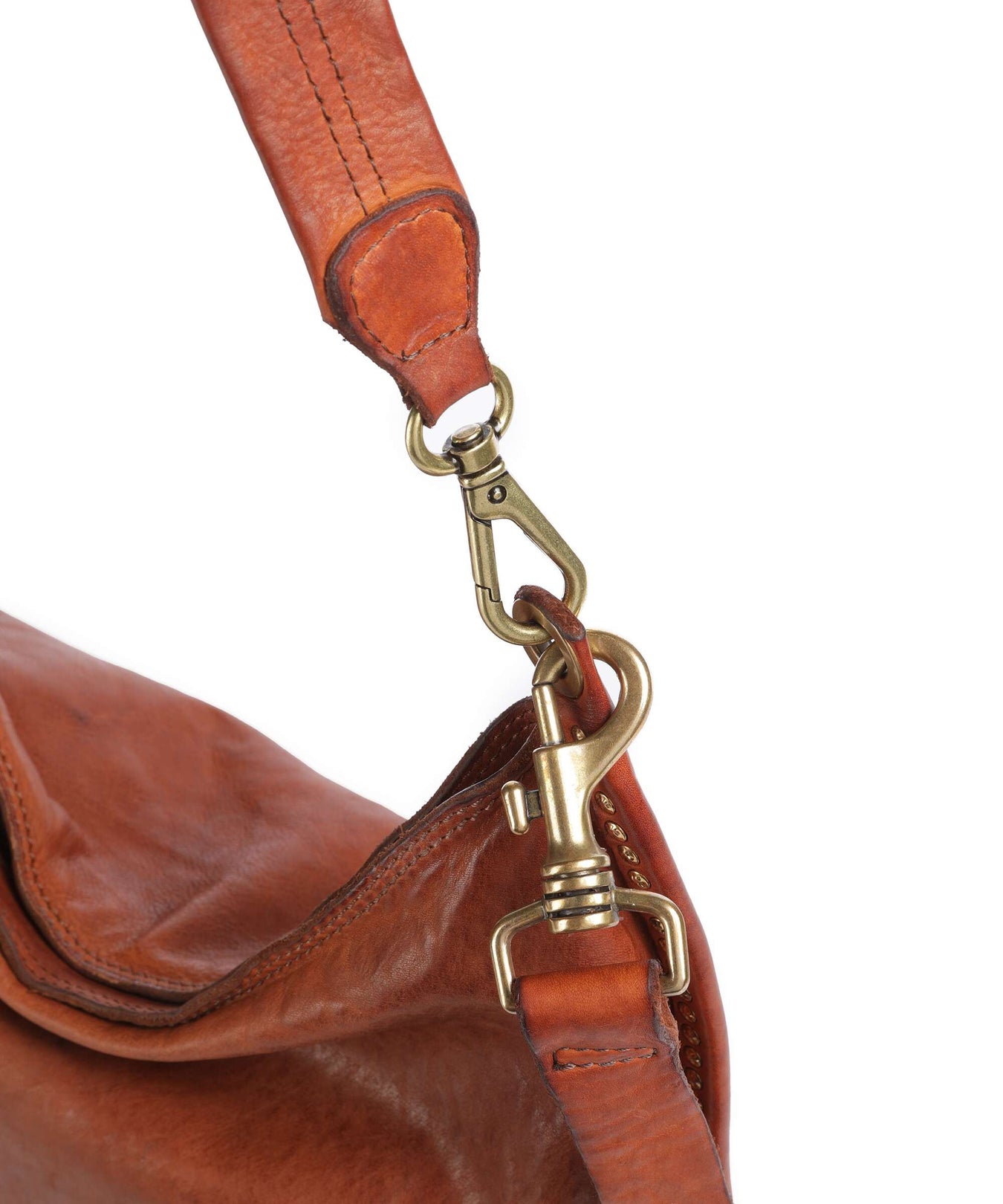 Campomaggi Hobo bag cognac