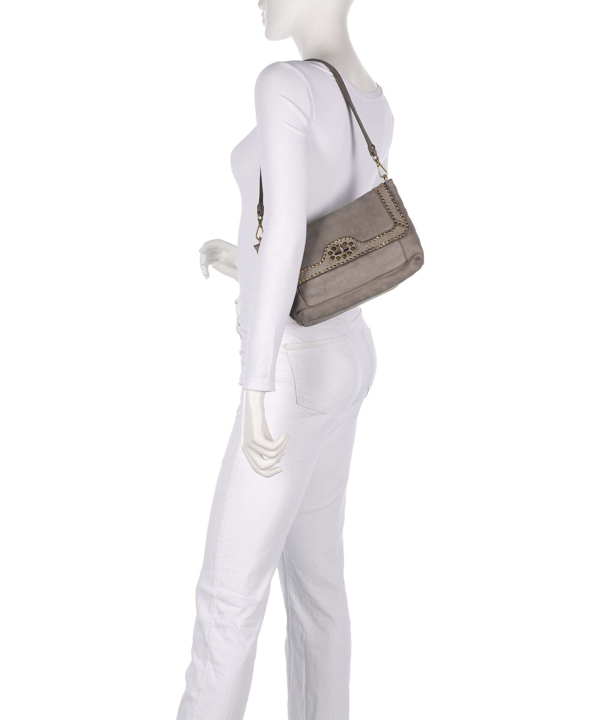 Campomaggi Shoulder bag cemento