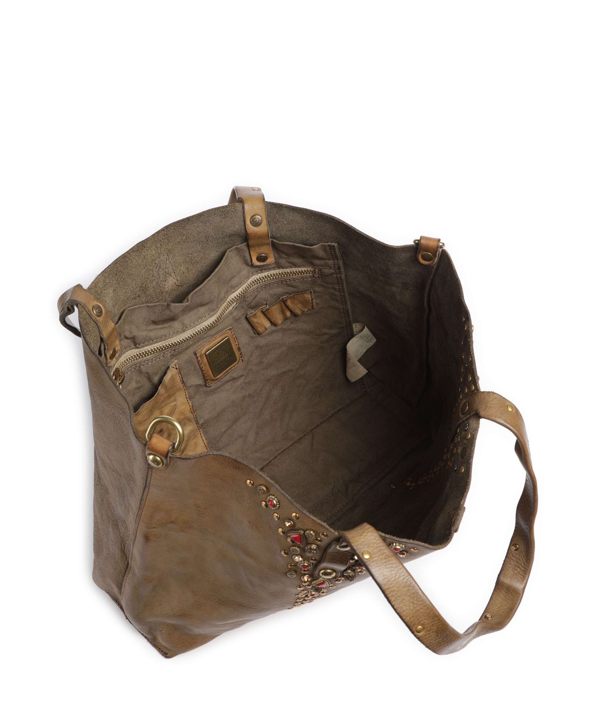 Campomaggi Tote bag verde militare