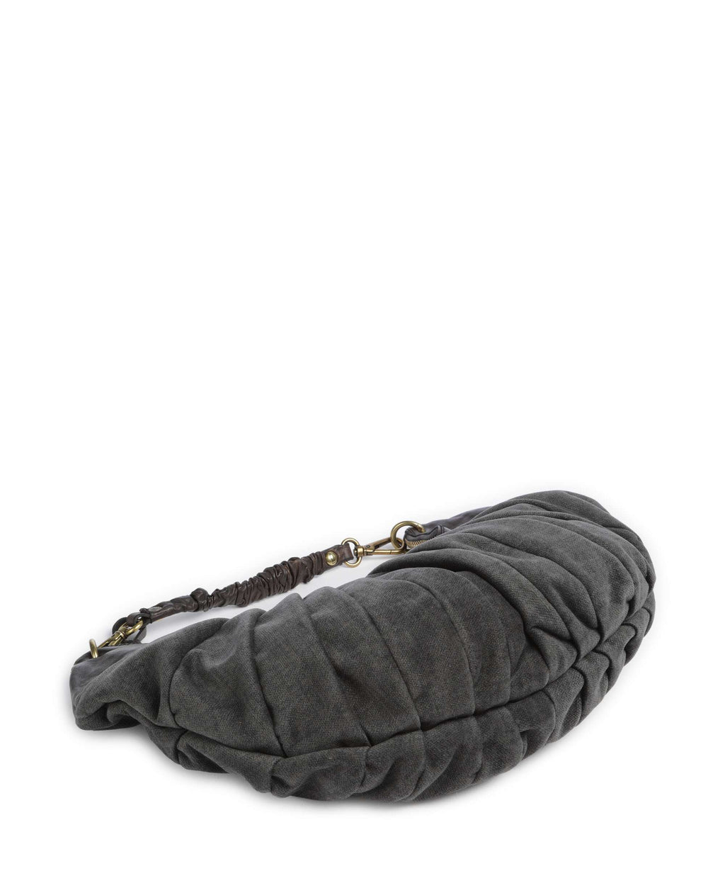 Campomaggi Hobo bag grey/dark grey