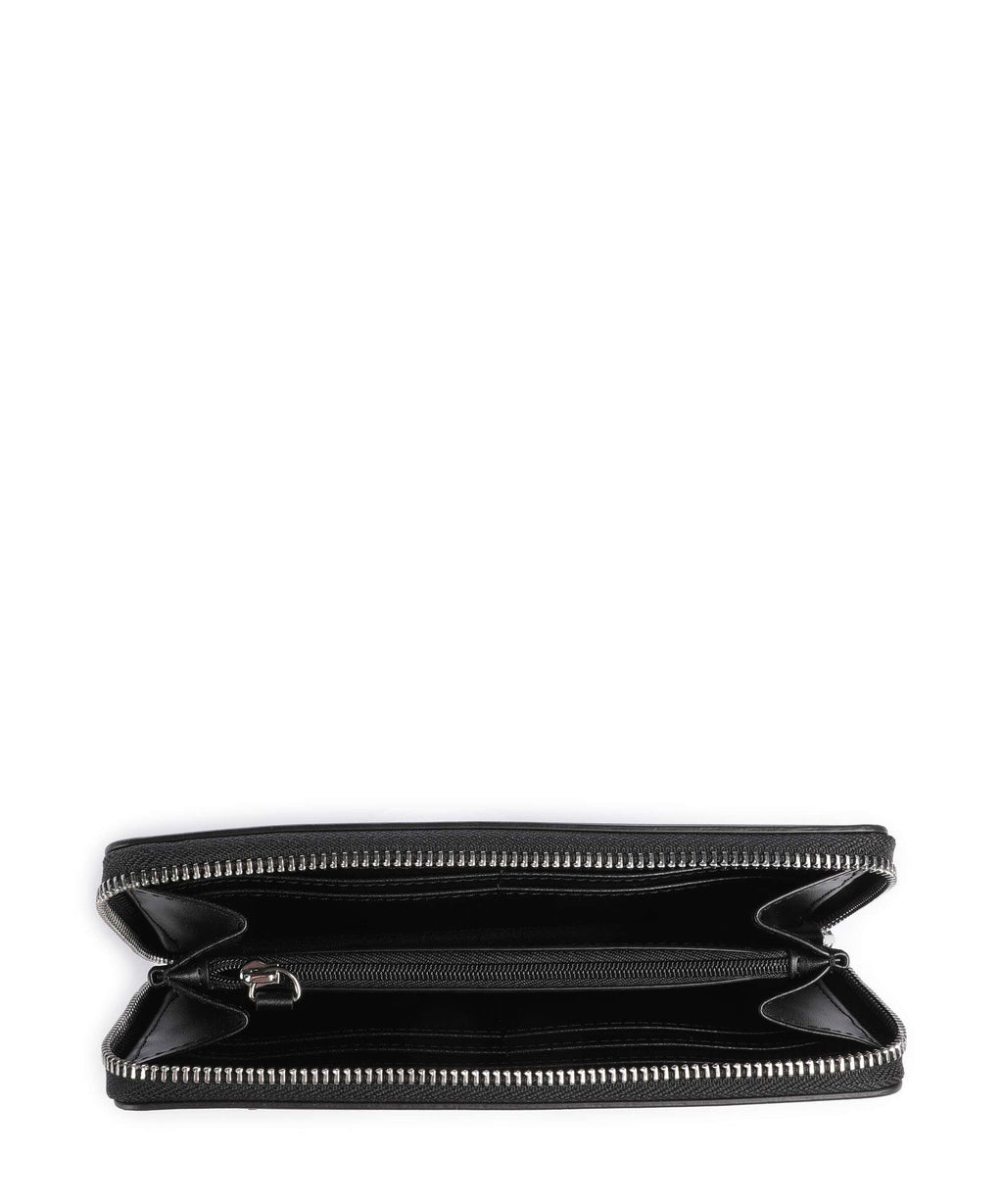 Love Moschino Bold Love Laminated Wallet nero