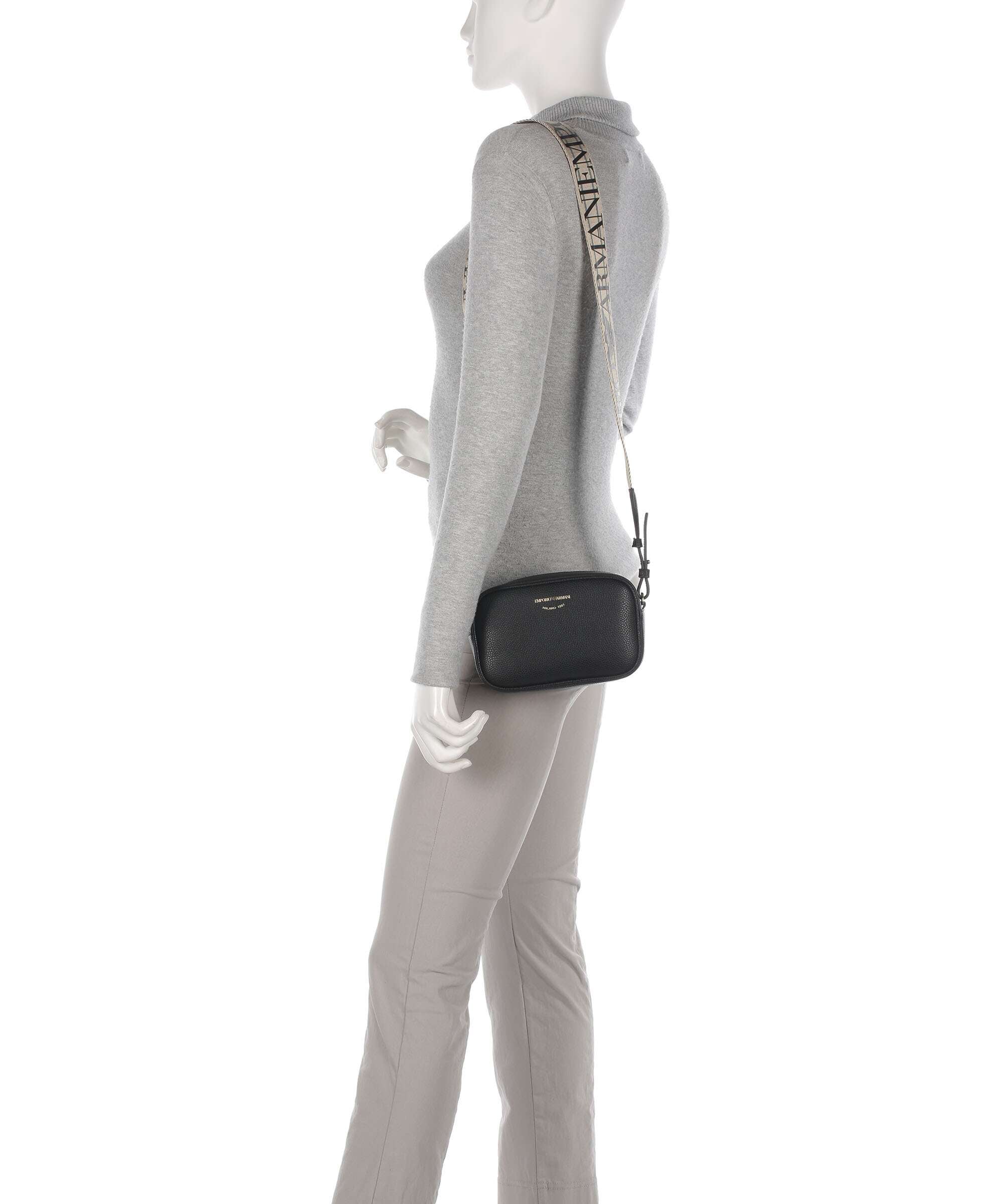 Emporio Armani Lilly Crossbody bag nero/silver