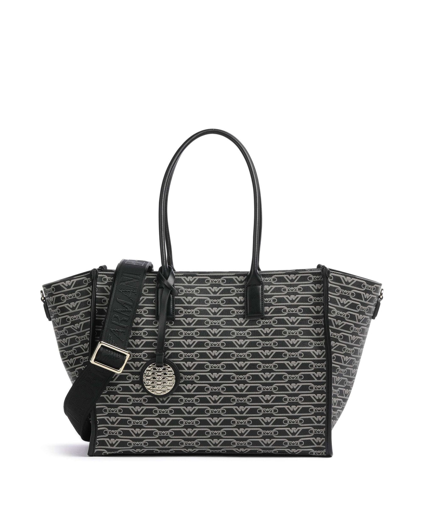 Emporio Armani La Gio Tote bag nero/ecru