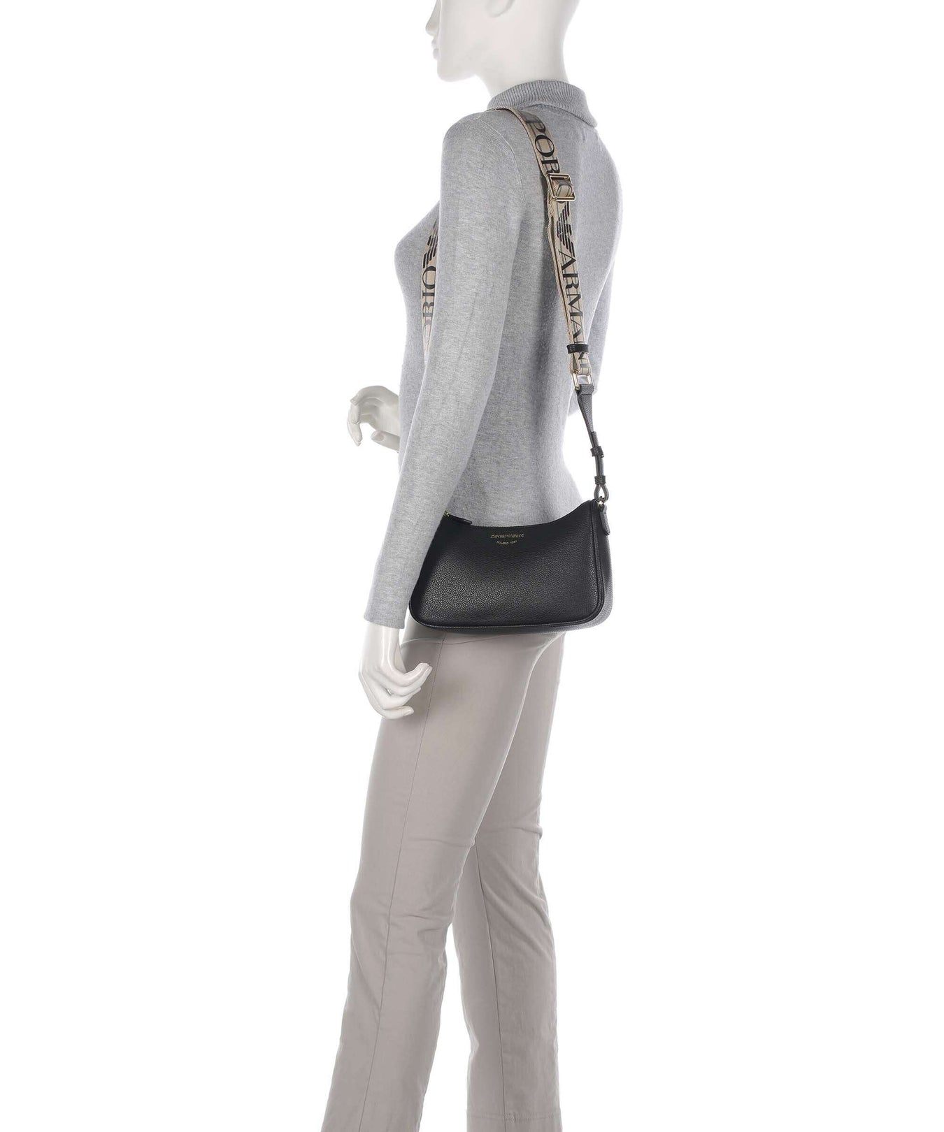 Emporio Armani Lilly Crossbody bag nero/silver