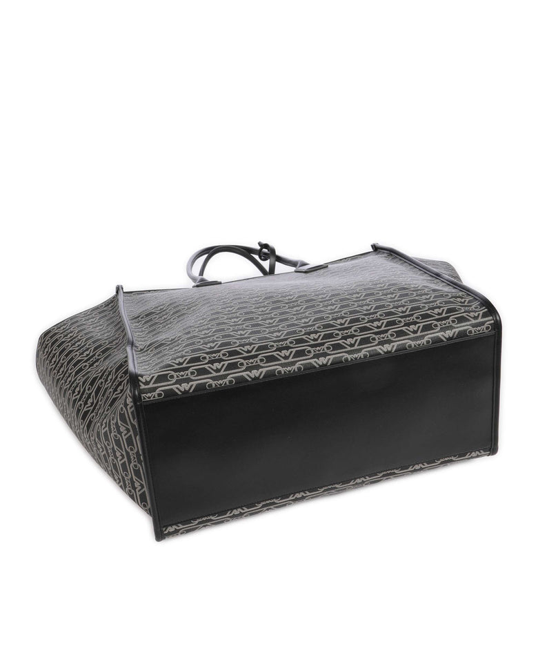Emporio Armani La Gio Tote bag nero/ecru