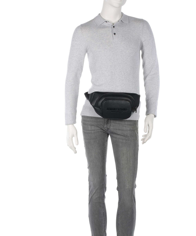 Armani Exchange Miami Fanny pack black