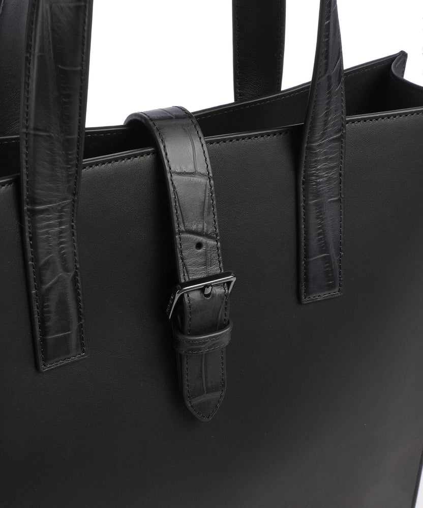 Emporio Armani Cocco Touch Handbag black beauty