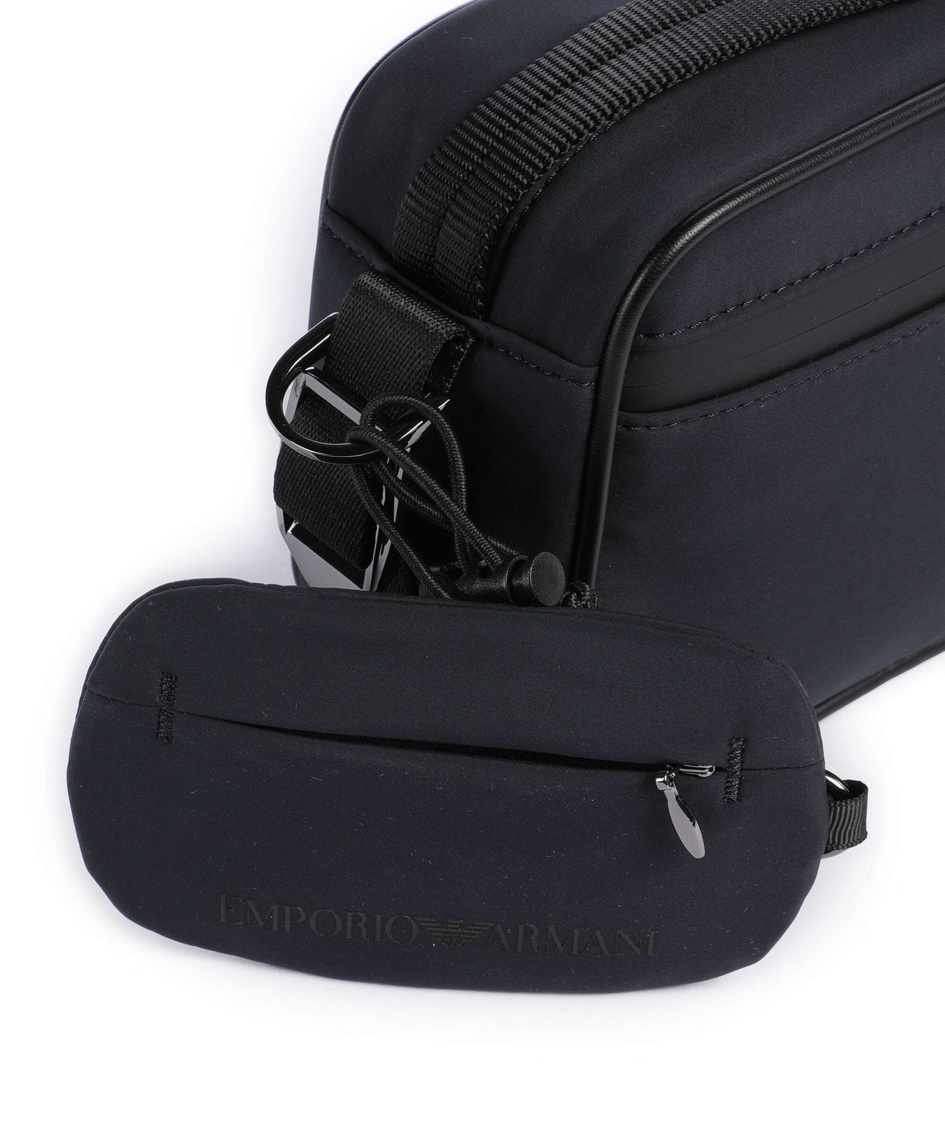 Emporio Armani Travel Essential Crossbody bag blu navy