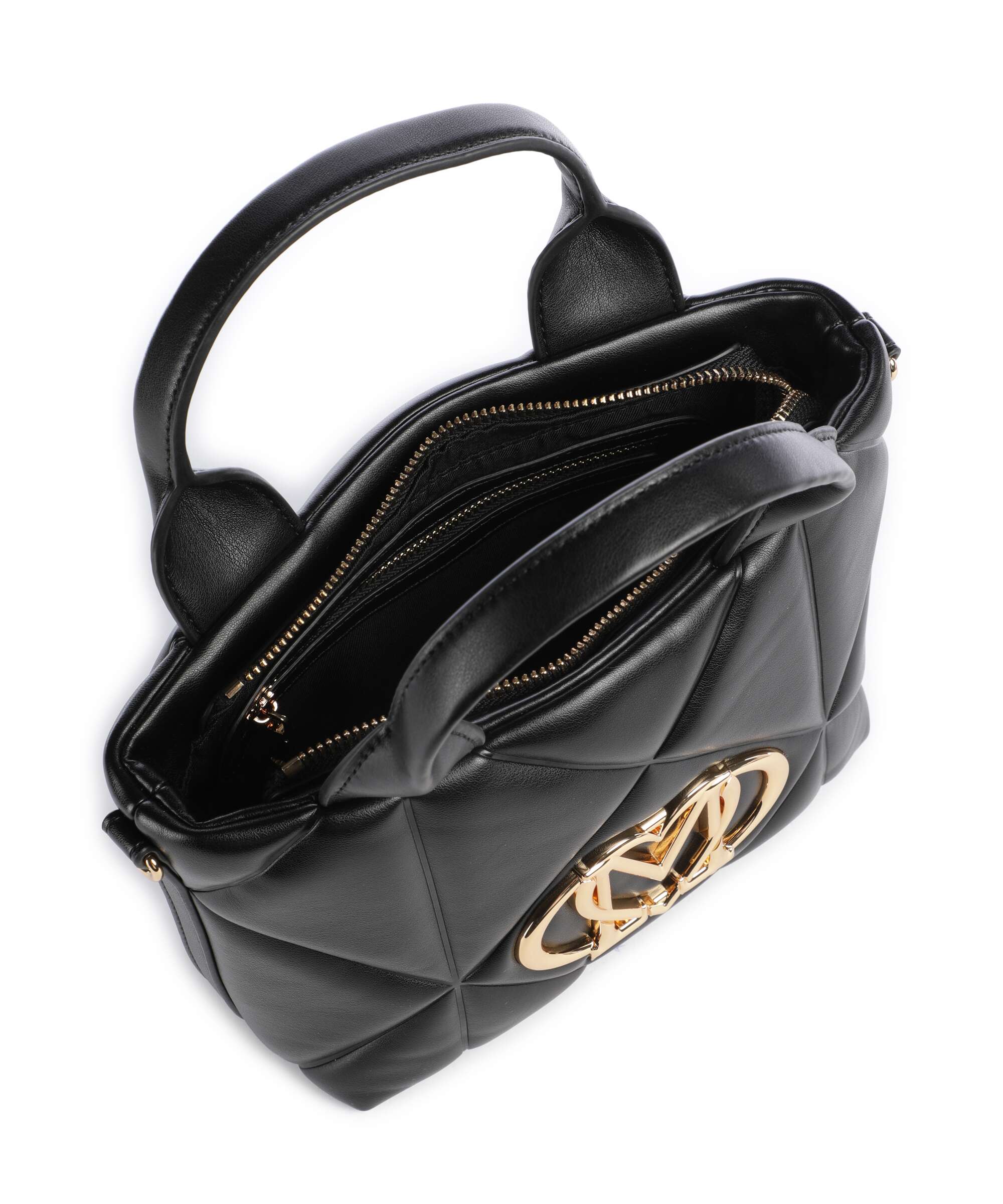 Love Moschino Embossed Q Handbag nero