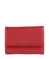 Coccinelle Metallic Soft RFID Portemonnee ruby