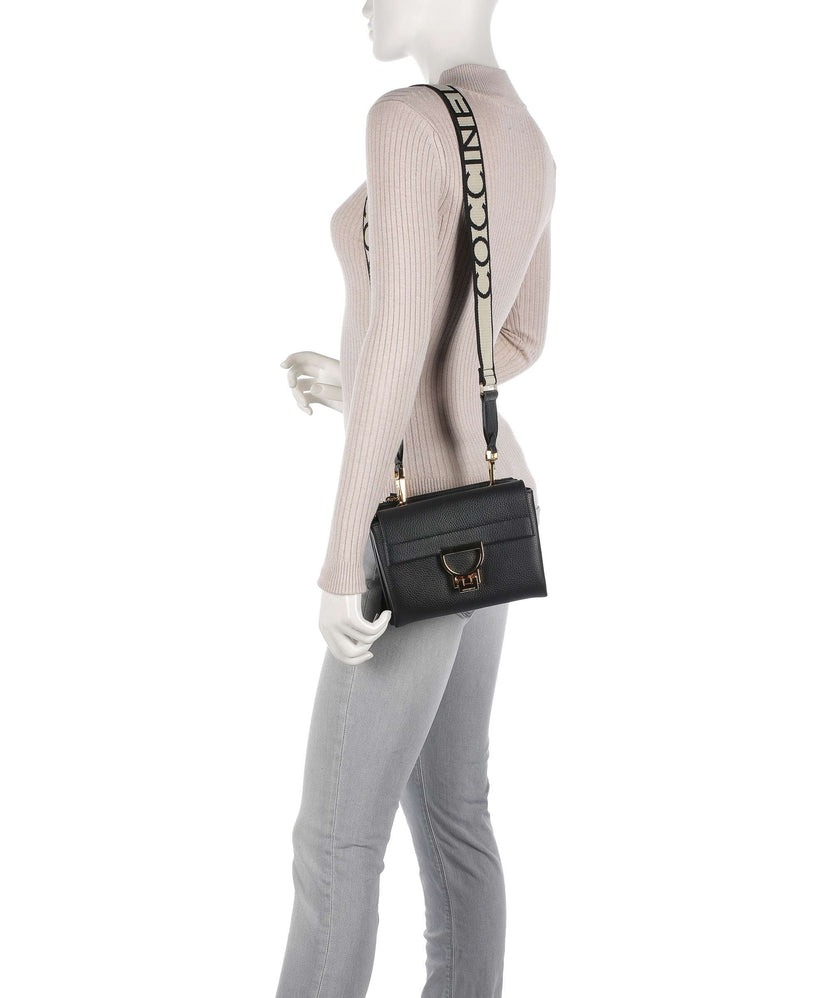 Coccinelle Arlettis Signature Crossbody bag noir