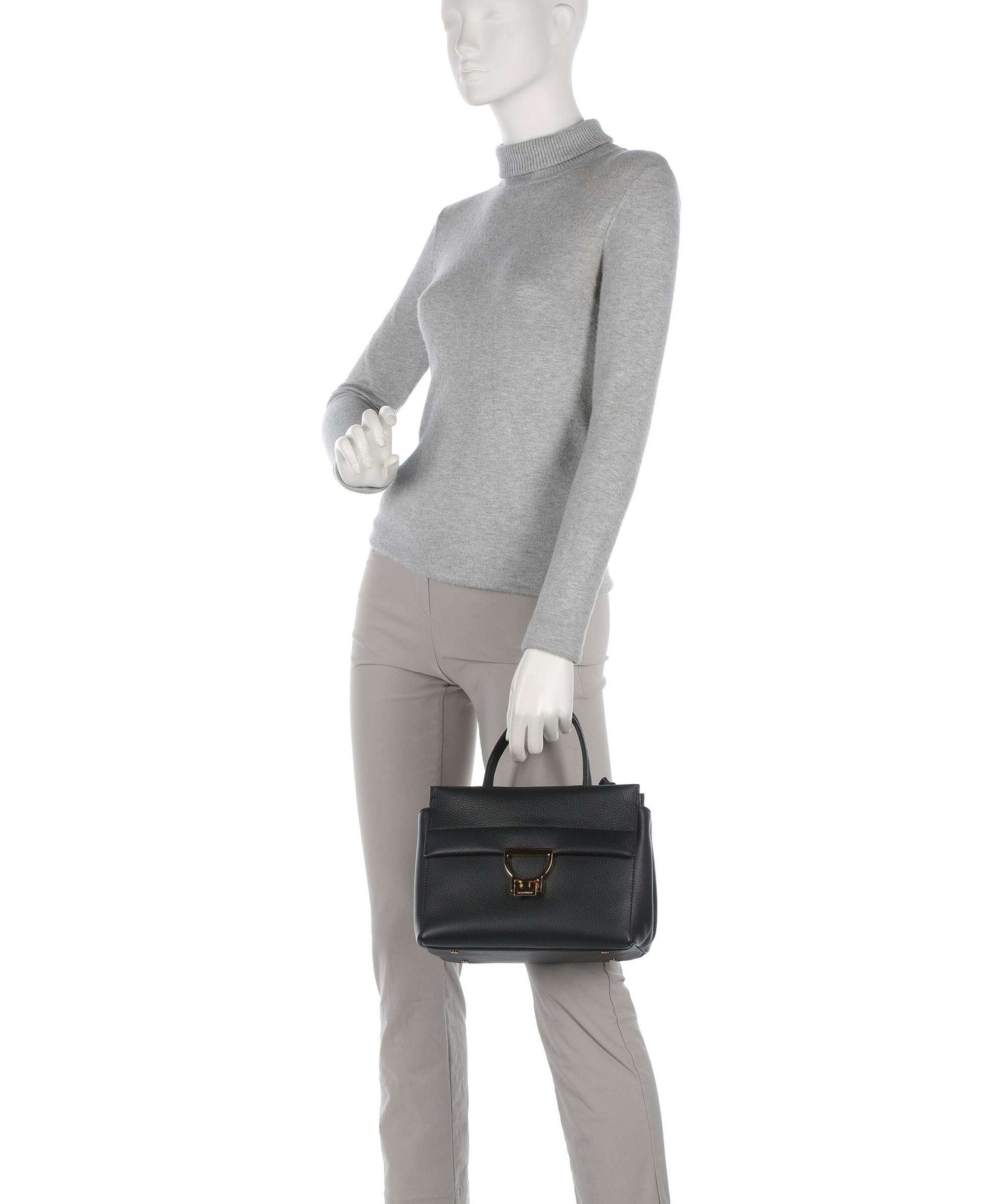 Coccinelle Arlettis Signature Handbag noir