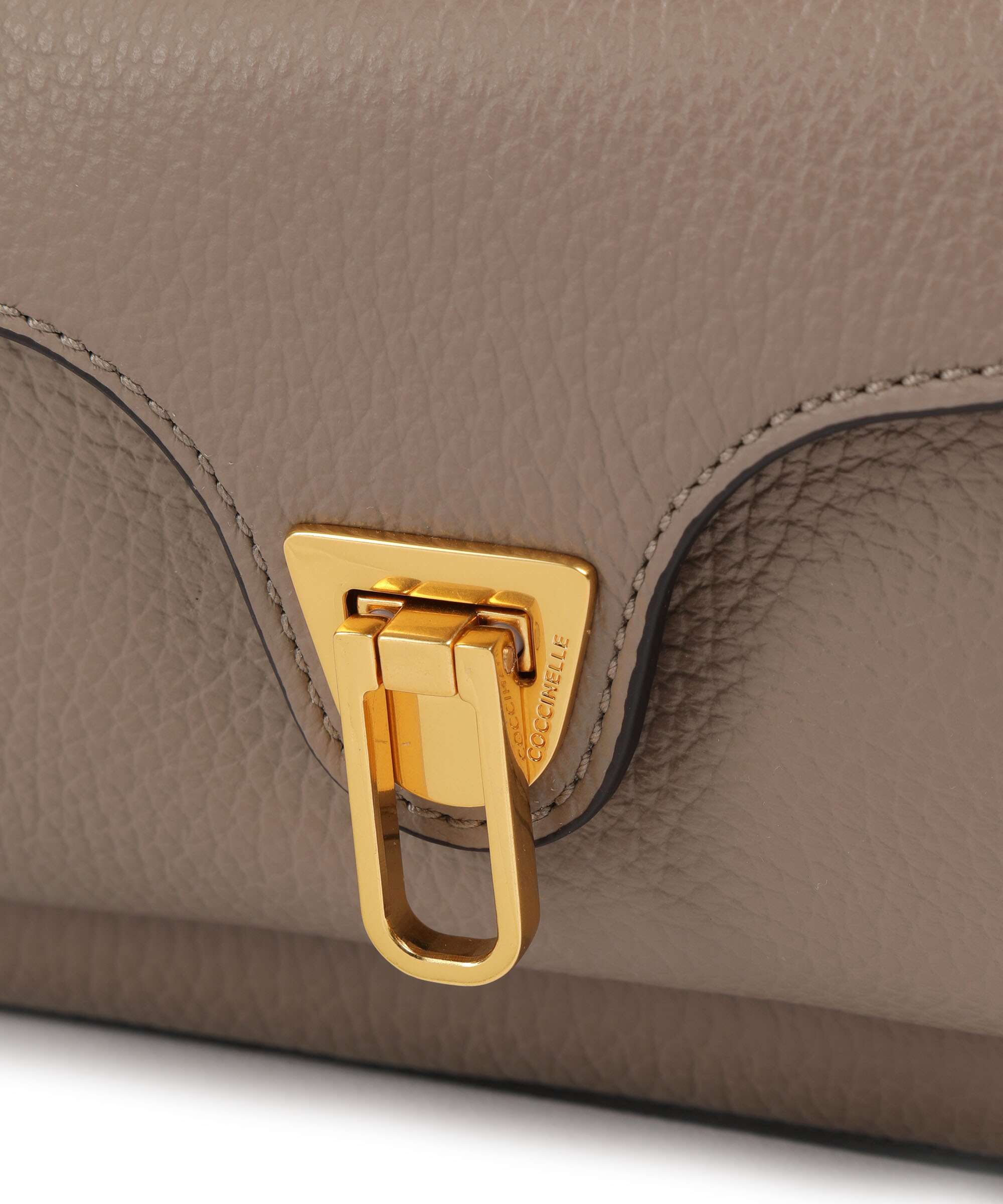 Coccinelle Beat Soft Ribbon Crossbody bag warm taupe