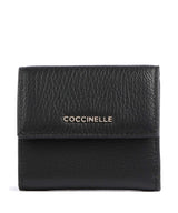 Coccinelle Metallic Soft RFID Portemonnee noir