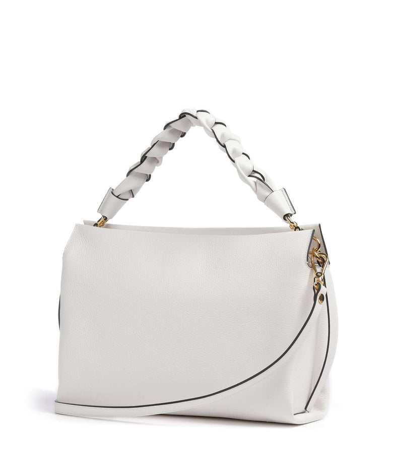 Coccinelle Boheme Grana Double Hobo bag brilliant white/celadon green
