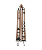 Coccinelle Nastro Signature Bag strap multicolour/natural/noir
