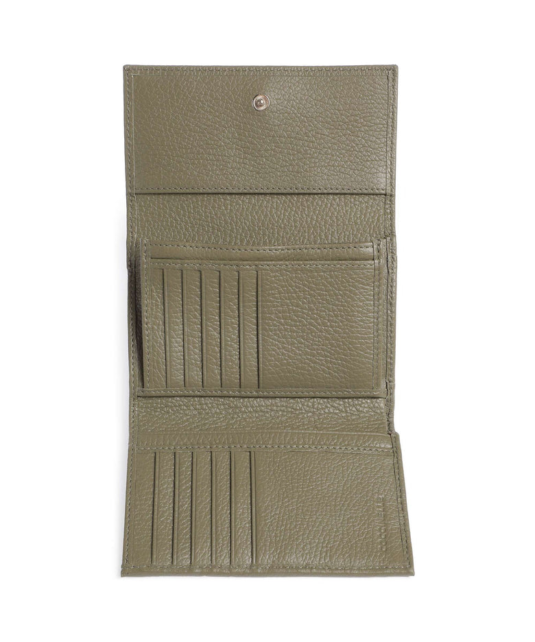 Coccinelle Metallic Soft Wallet laurel green