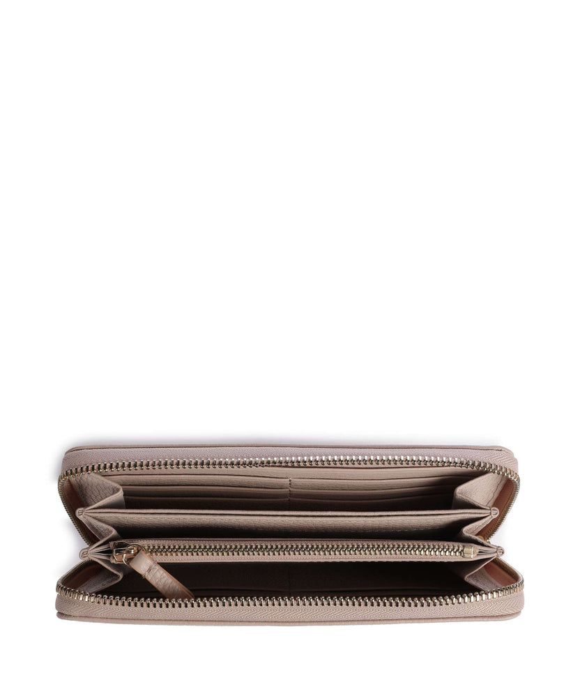 Coccinelle Metallic Soft Wallet rosette