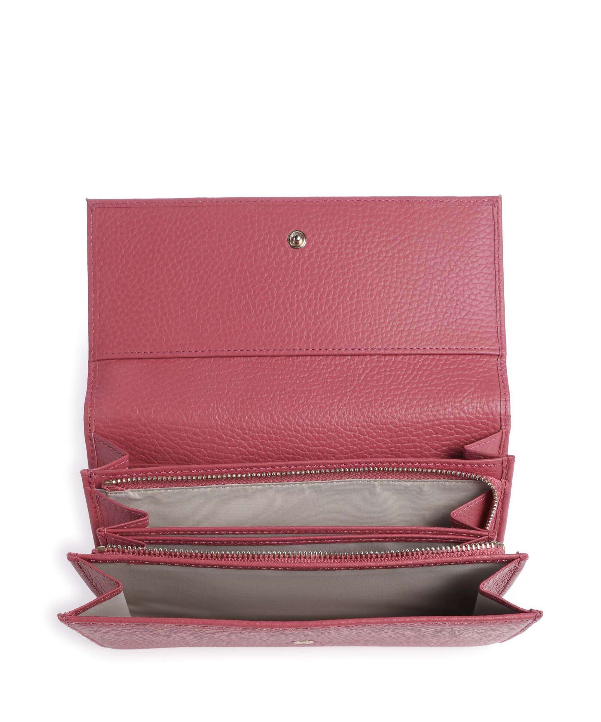 Coccinelle Metallic Soft Wallet rosewood