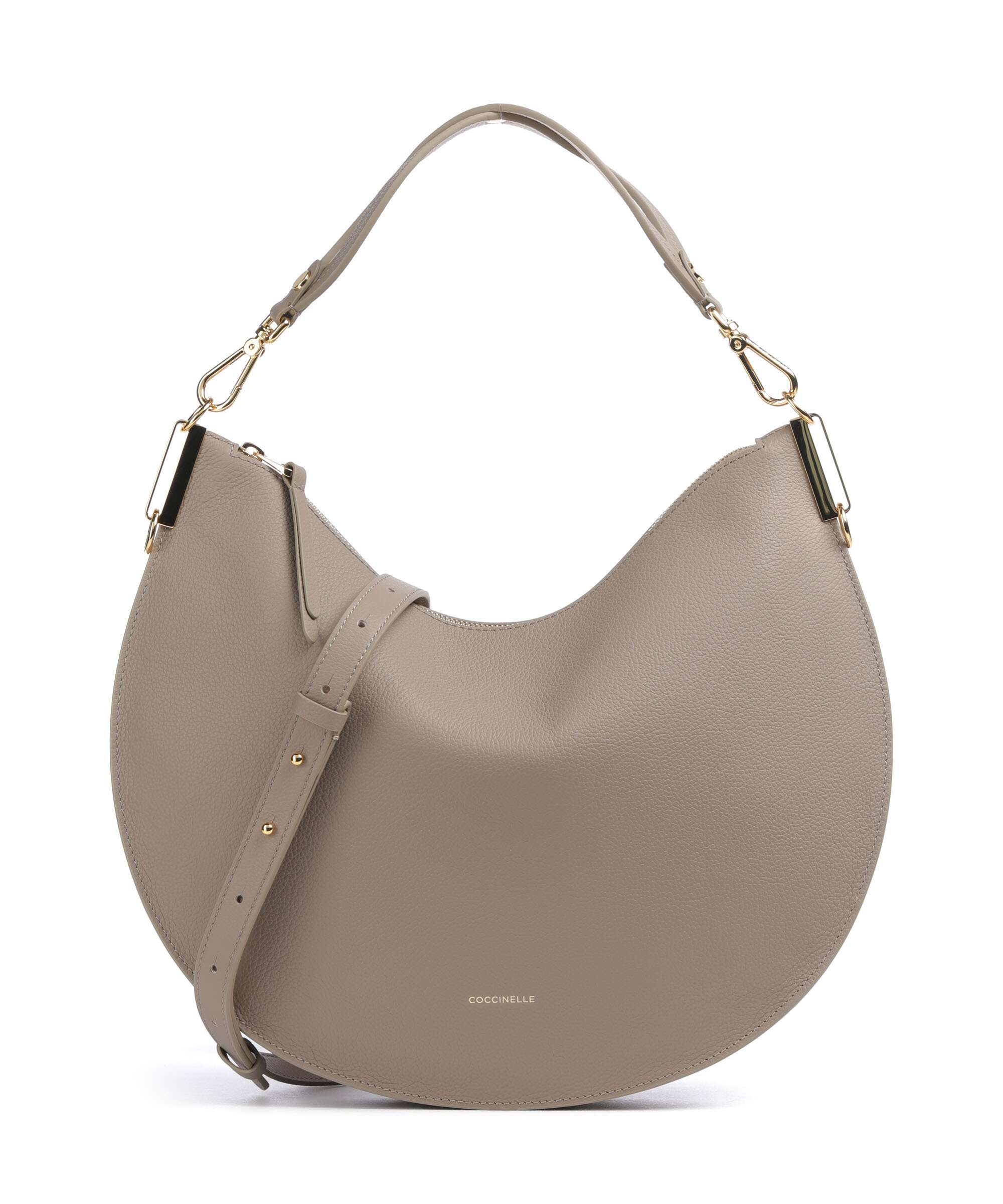 Coccinelle Sunup Hobo bag warm taupe/rosette