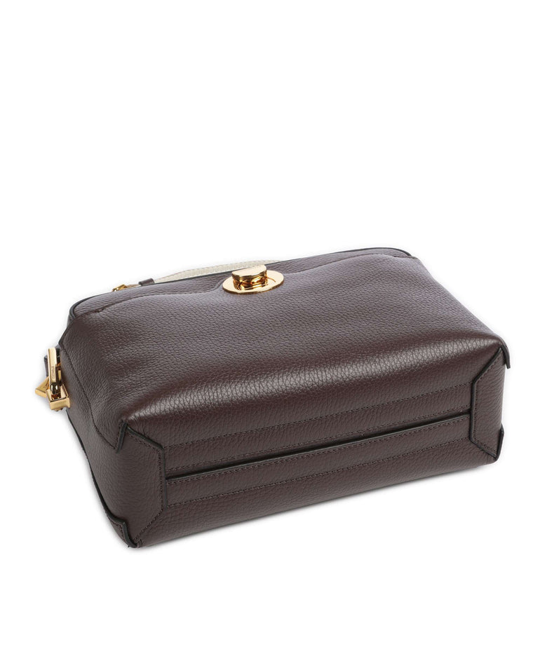 Coccinelle Liya Signature Crossbody bag fondant brown