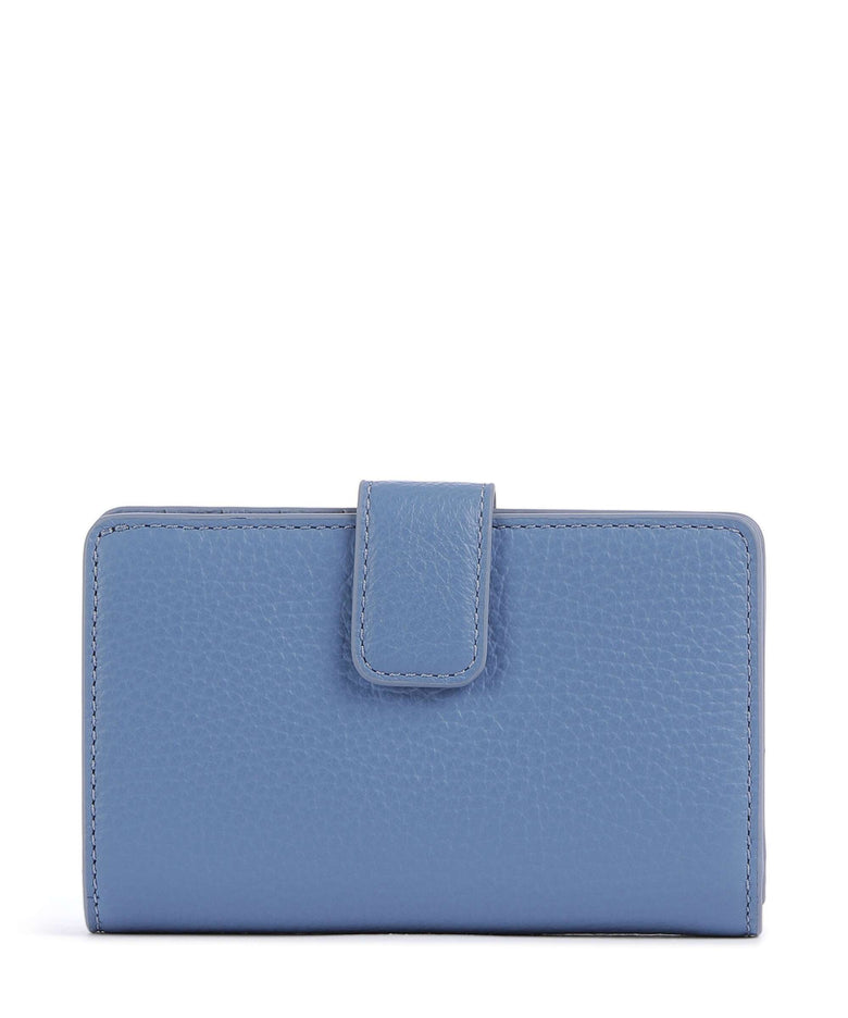 Coccinelle Metallic Soft Wallet azul