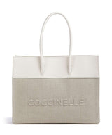 Coccinelle Myrtha Shopper natural/blanco