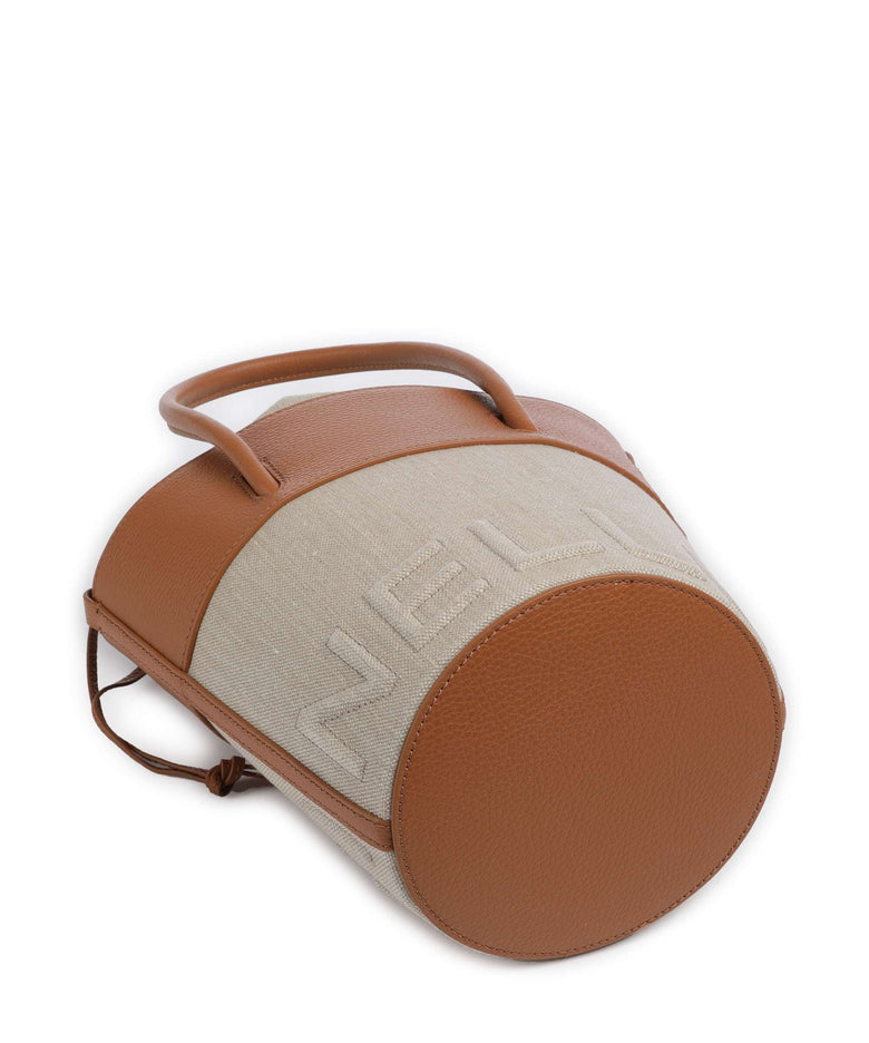 Coccinelle Myrtha Canvas Bucket bag natural/cuir