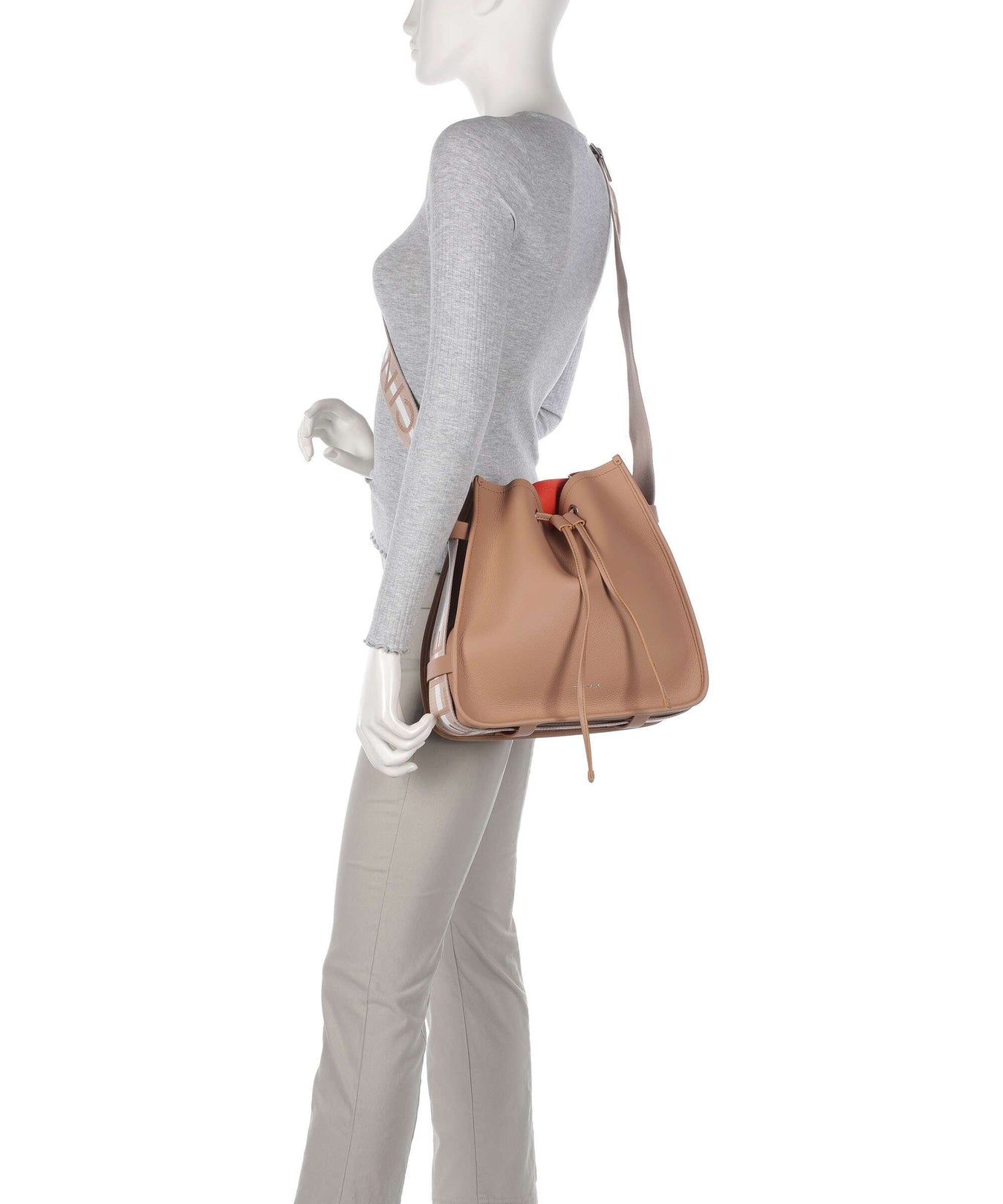 Coccinelle Raquel Bucket bag skin/gazpacho