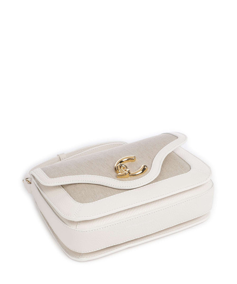 Coccinelle C-Me Crossbody bag natural/blanco