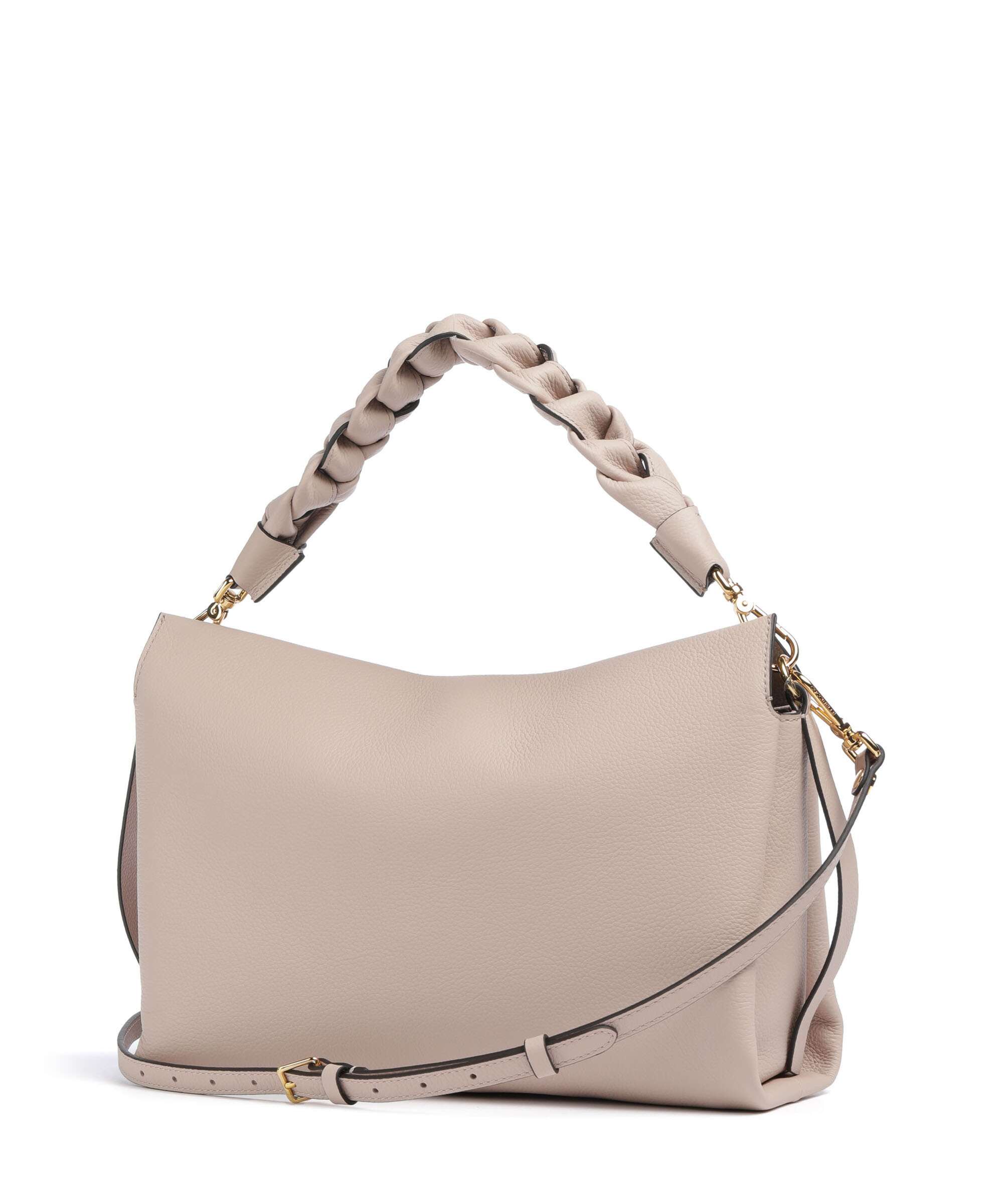 Coccinelle Boheme Grana Double Hobo bag rosette/warm taupe
