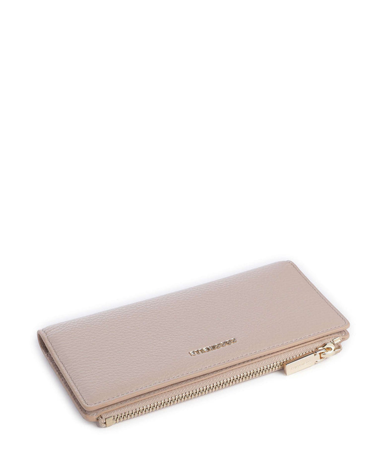 Coccinelle Metallic Soft Wallet rosette