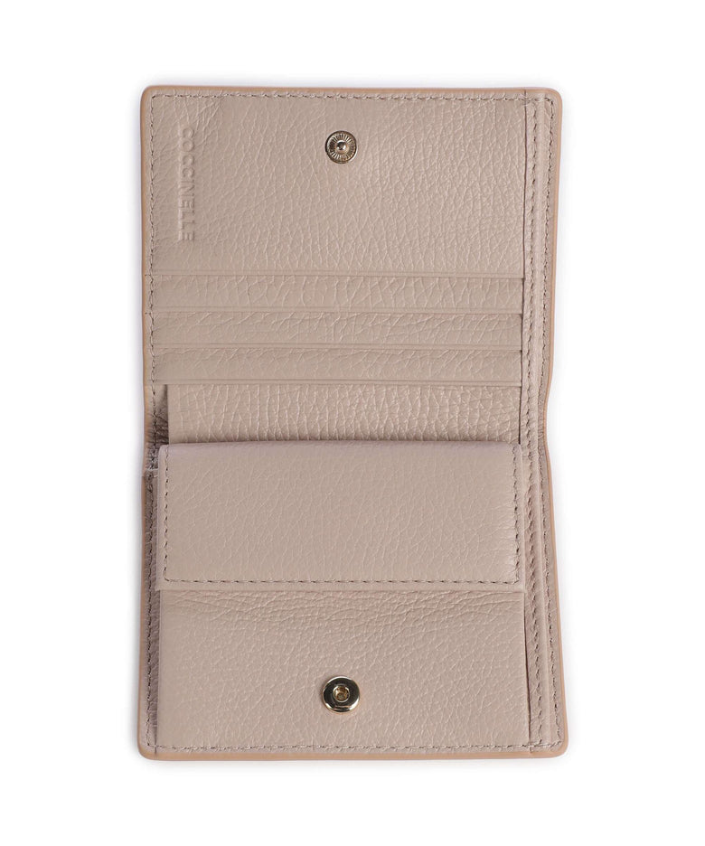 Coccinelle Metallic Soft Wallet rosette
