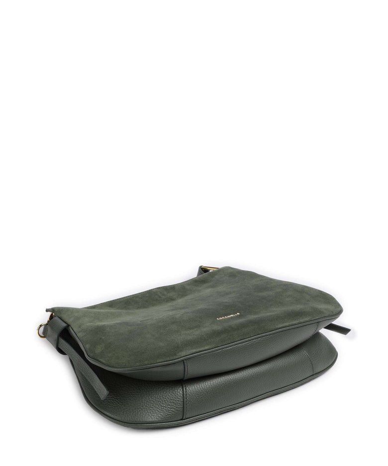 Coccinelle Magie Suede Hobo bag alga