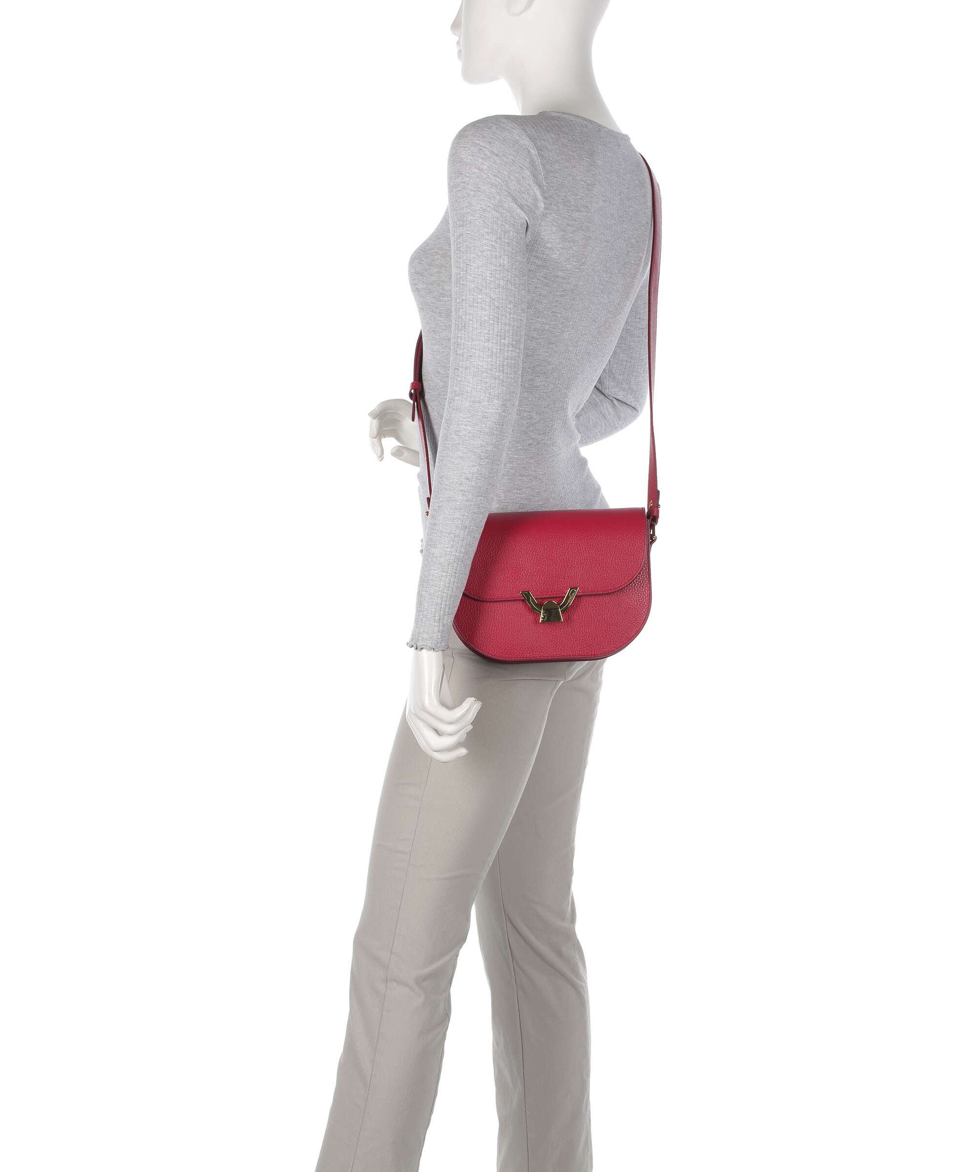 Coccinelle Dew Crossbody bag sangria