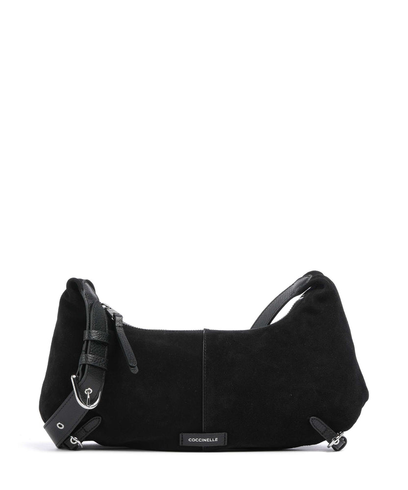 Coccinelle Abigail Suede Shoulder bag noir